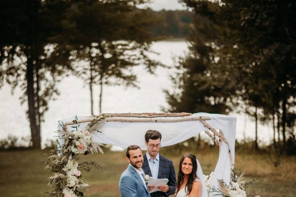 Camp Wedding Northern WI