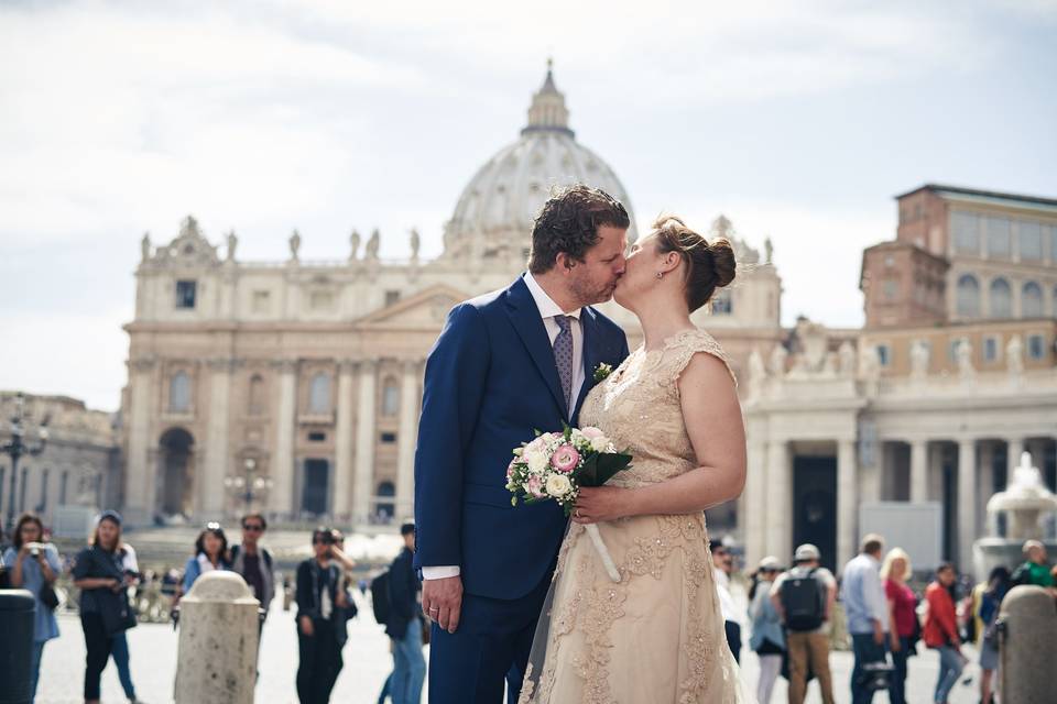 Wedding in Rome, Vatican