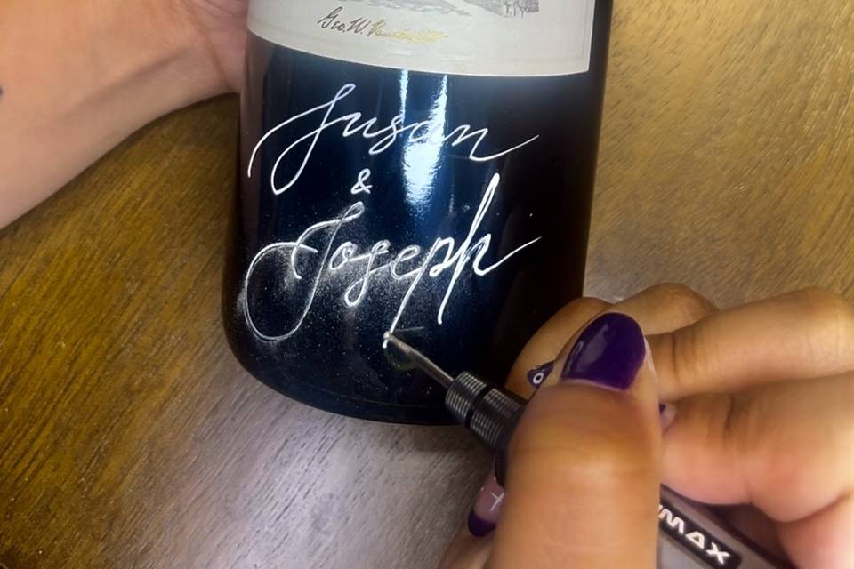 Biltmore Merlot Engraving