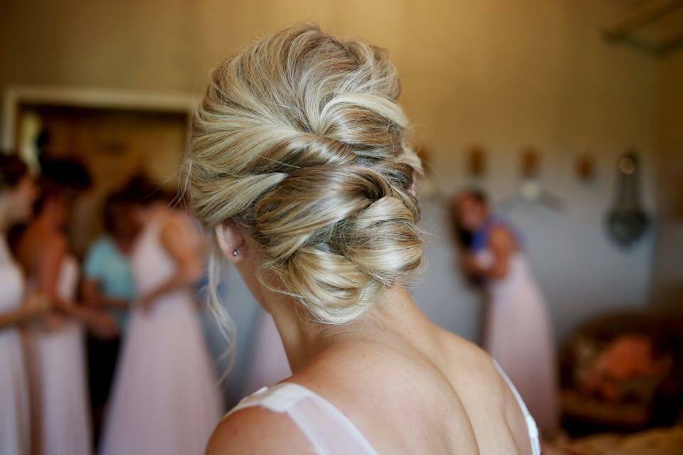 Bridal updo