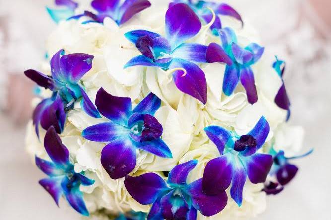 Orchid and Calla Lily Bouquet