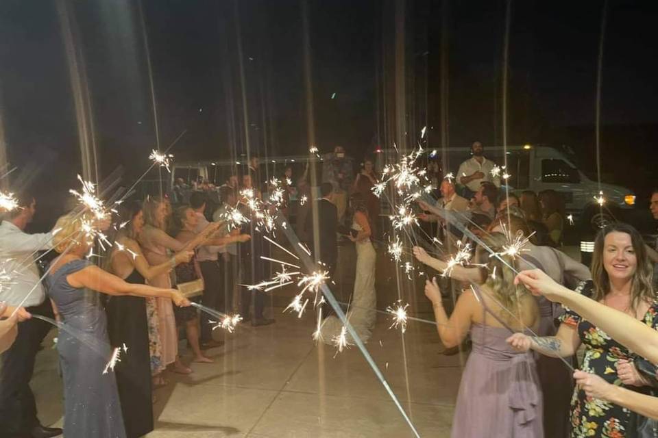 Sparkler Send Off