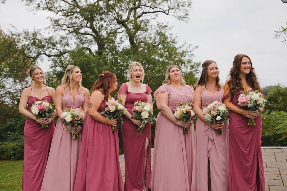 Walking down aisle reaction