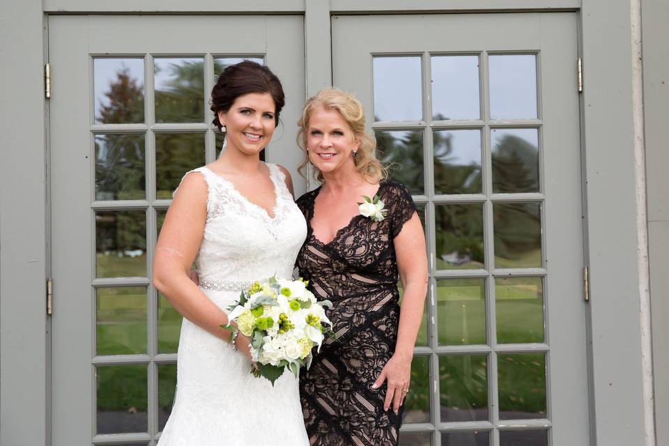 Bride and guest