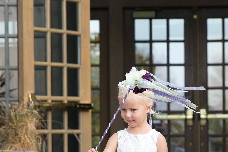 Kids at the wedding