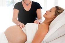 Pregnant brides, receive massage therapy for deep relaxation.
