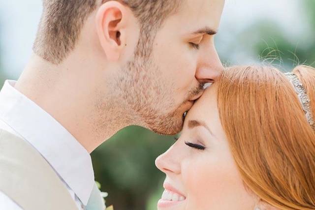 Kiss on the forehead