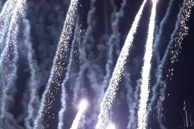 Fire work arrangements