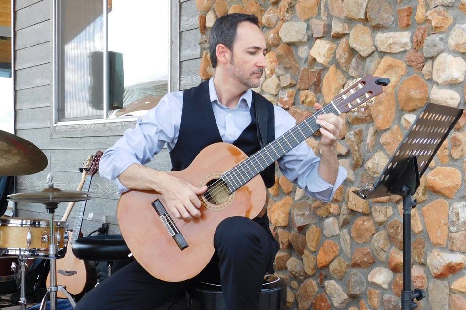 Domingo DeGrazia is one of several local iconic musicians who've played at Flying Leap. We can connect our clients to musicians across the region to make their weddings truly wonderful and personal