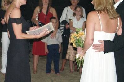 15 year Anniversary Vow Renewal Ceremony on Laguna Beach California ceremony by Beverly Mason wedding officiant in Portland Oregon