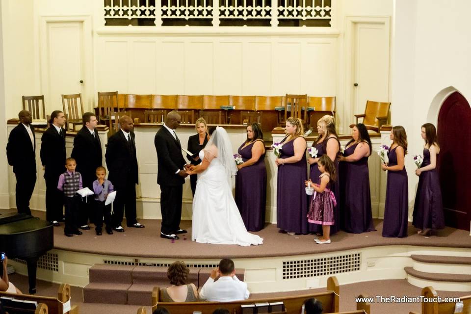 Atkinson Memorial Church (unitarian) in Oregon City available to rent for weddings. Radiant Touch Wedding officiant & photography
