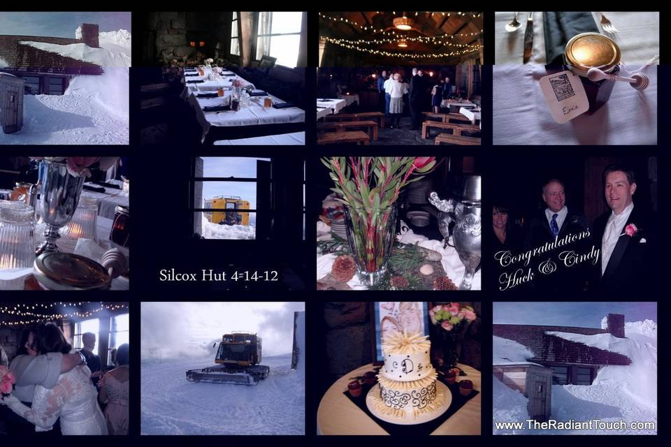 Silcox Hut wedding on Mt Hood in Oregon by Radiant Touch Wedding officiant / minister