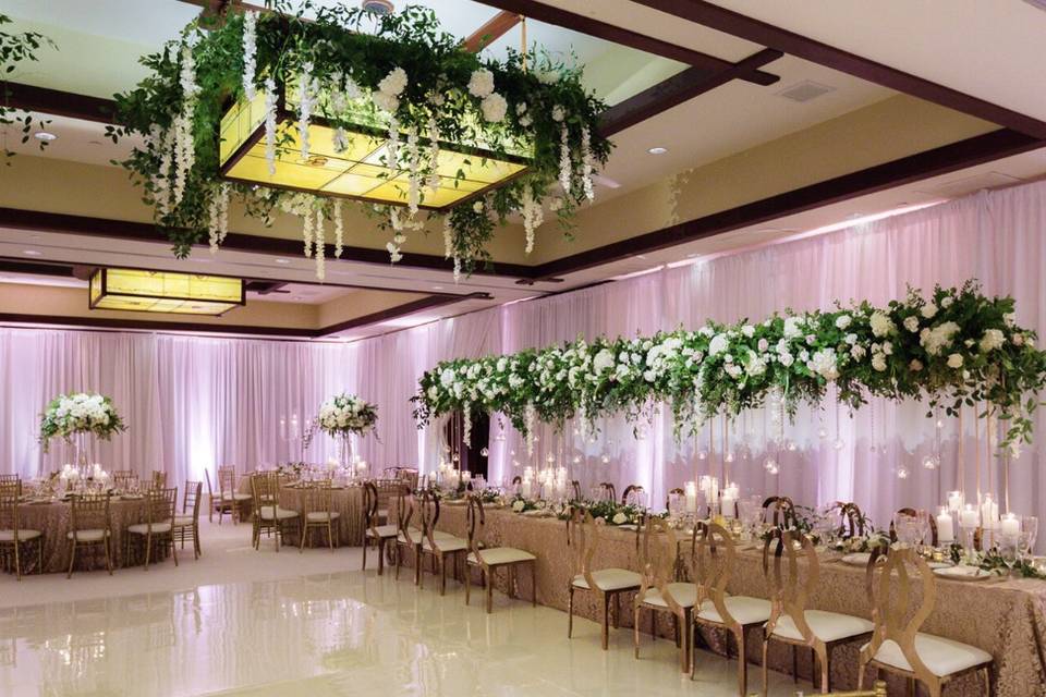 Draping & lighting