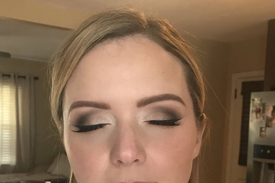Full glam makeup