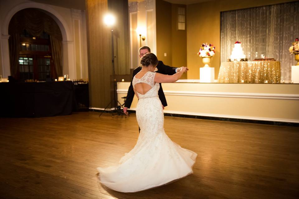 Couple dancing