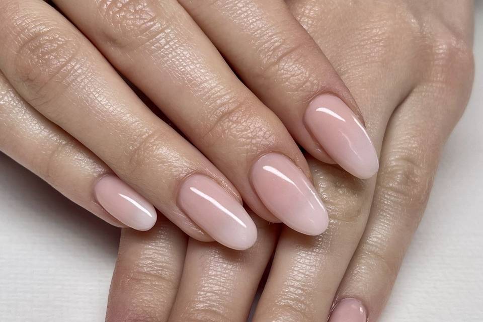 Pink Ombre French Builder Gel