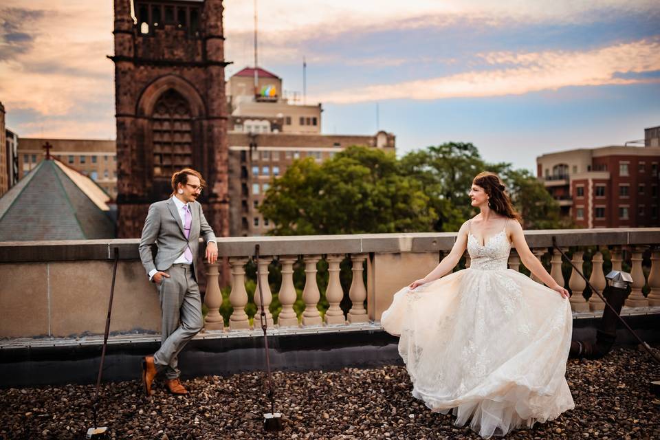 The Inn on Broadway roof top