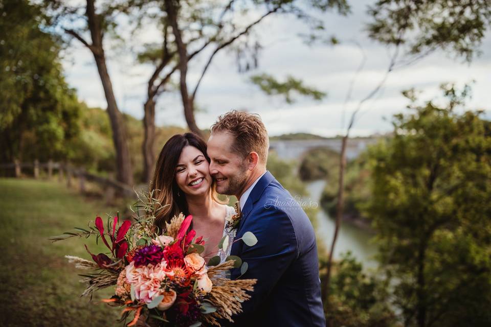 Elopement overlooking Rocheste