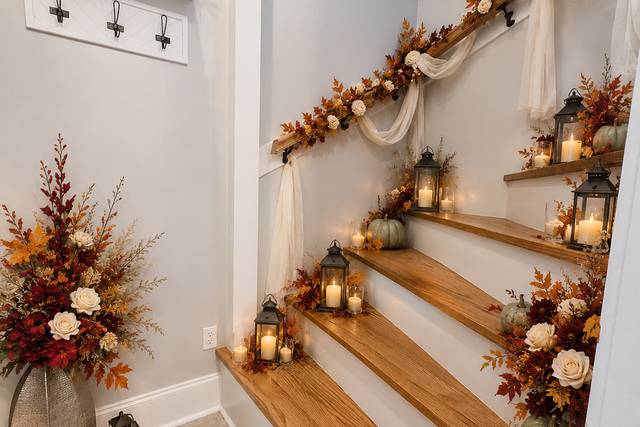 Corner of steps going down ins