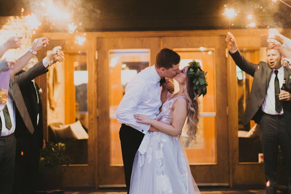 Sparkler door kiss