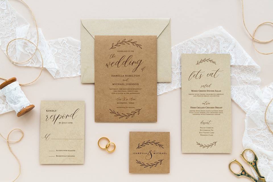 The 10 Best Wedding Invitations in Missouri City, TX - WeddingWire