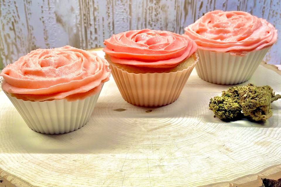 Cannabis Cupcake Bouquet