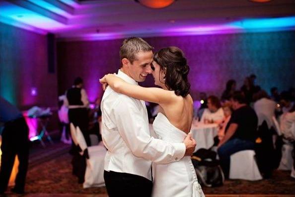 Couple's first dance