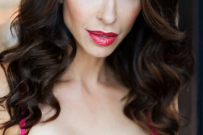 Boudoir hair and makeup
