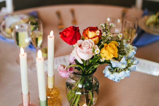 Blue jar photography