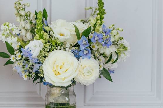 Blue jar photography