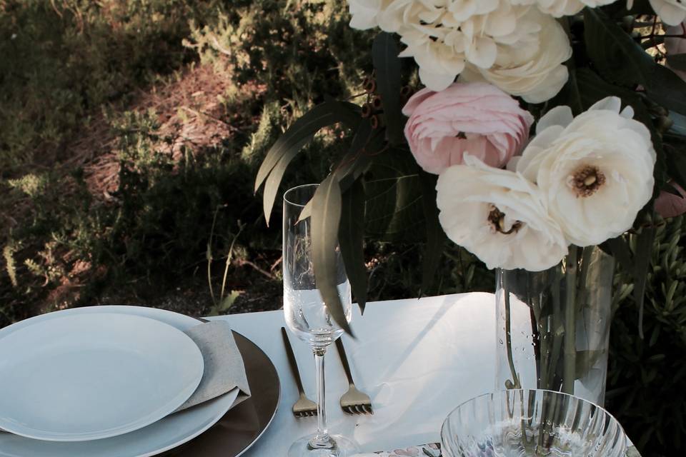 Romantic Style tablescape