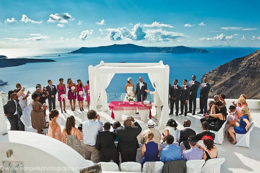 Santorini Weddings by Dana Villas