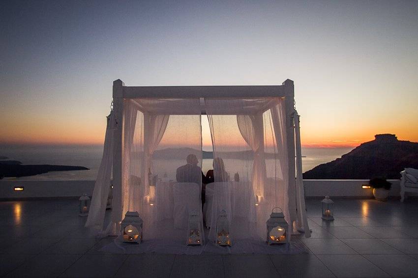 Santorini Weddings by Dana Villas