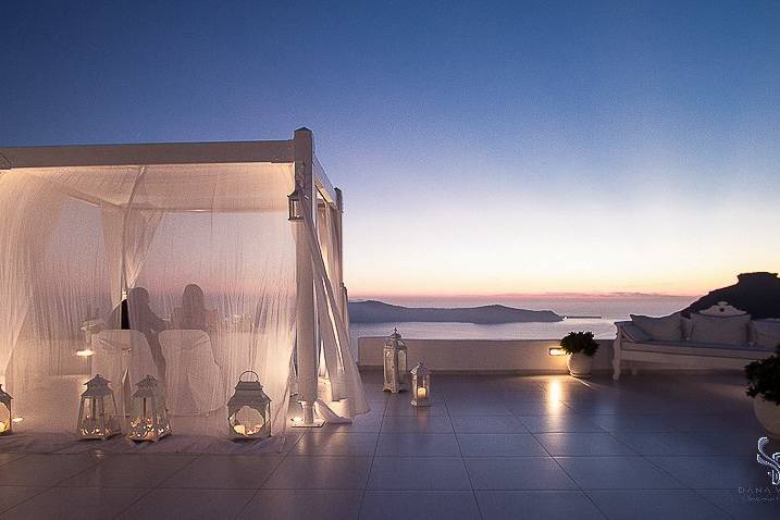 Santorini Weddings by Dana Villas