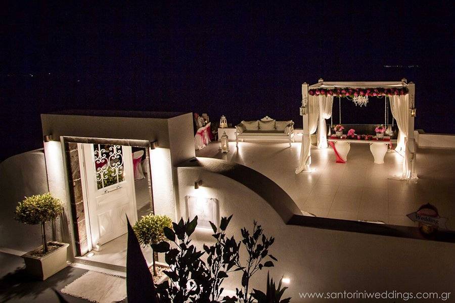 Santorini Weddings by Dana Villas