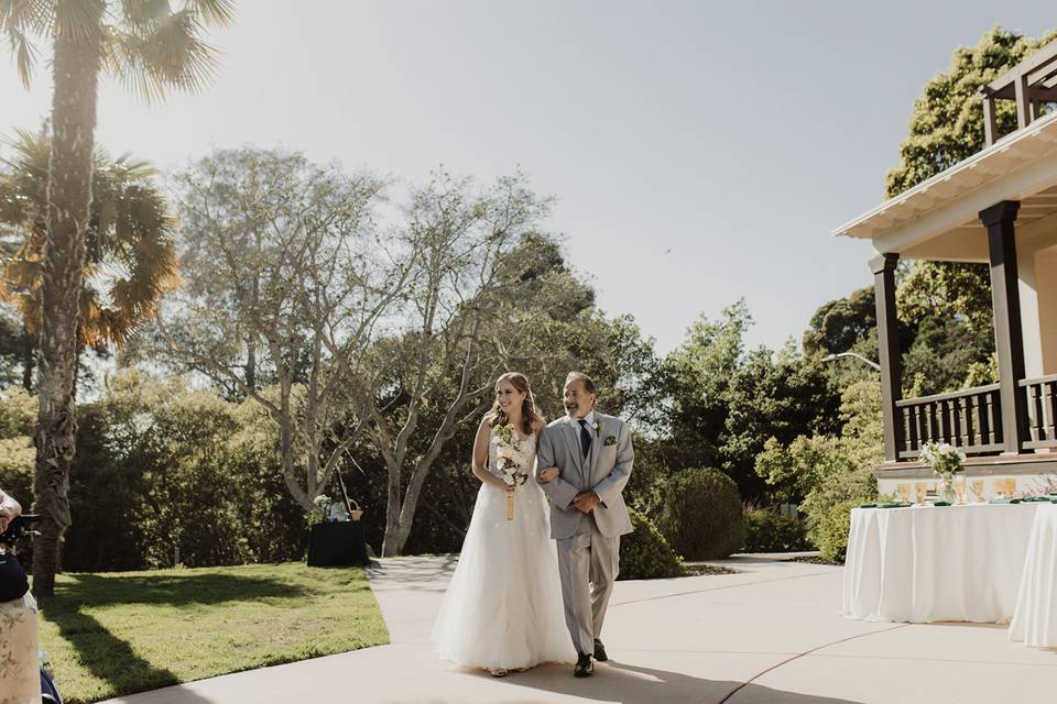 Walking down the aisle