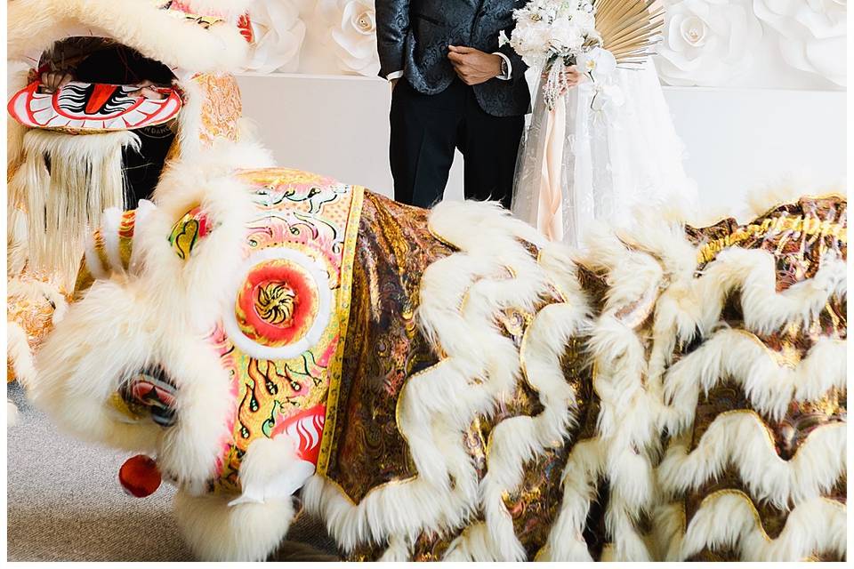 Lion Dance Costume & Chinese New Year Decoration Rental