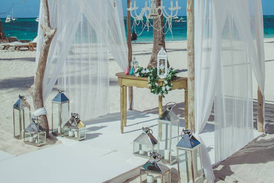 Seaside ceremony