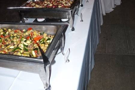 Open Buffet at a wedding. Yummy!