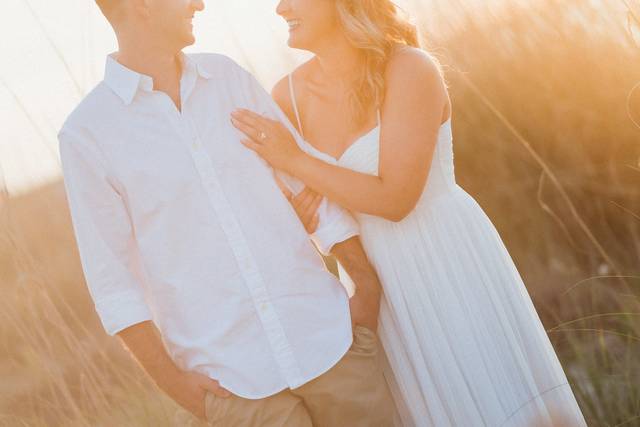 Beach Engagement Photos