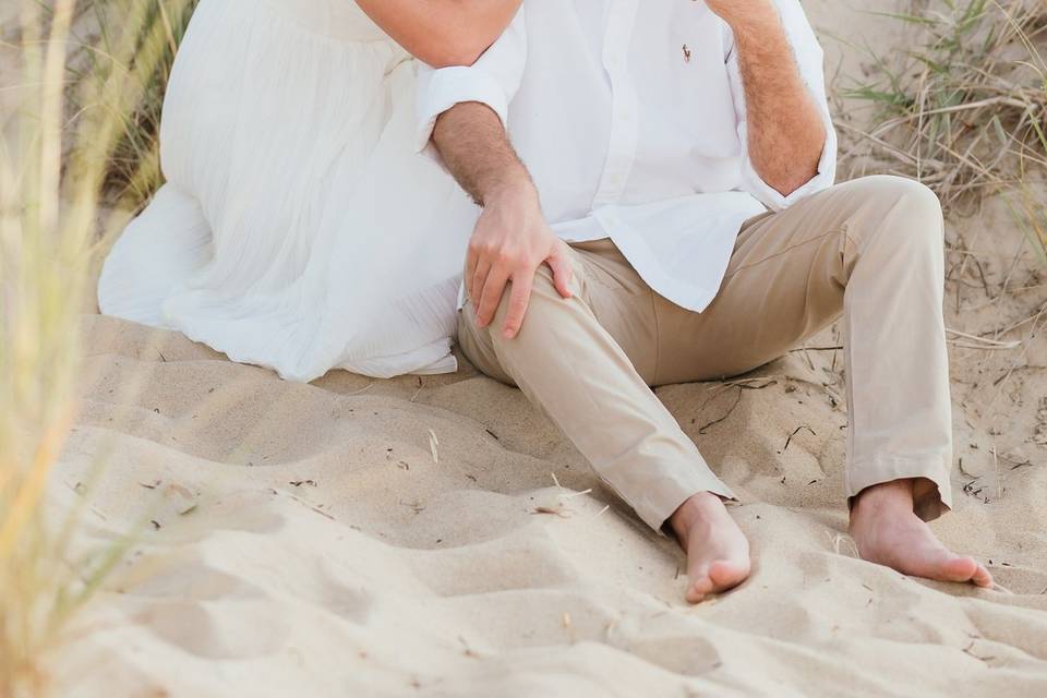 Beach Engagement Photos