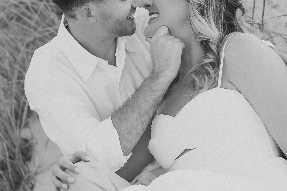 Beach Engagement Photos