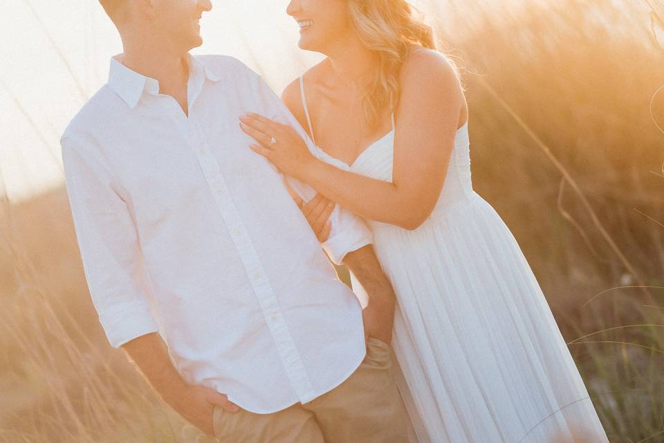 Beach Engagement Photos