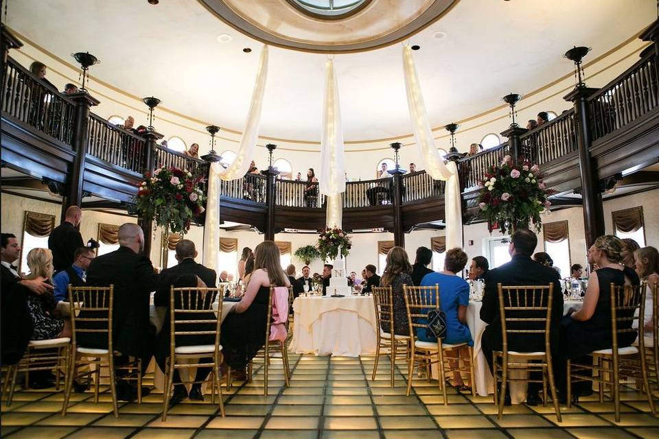 Emily and Robert's Wedding Reception in the Rainbow Room (