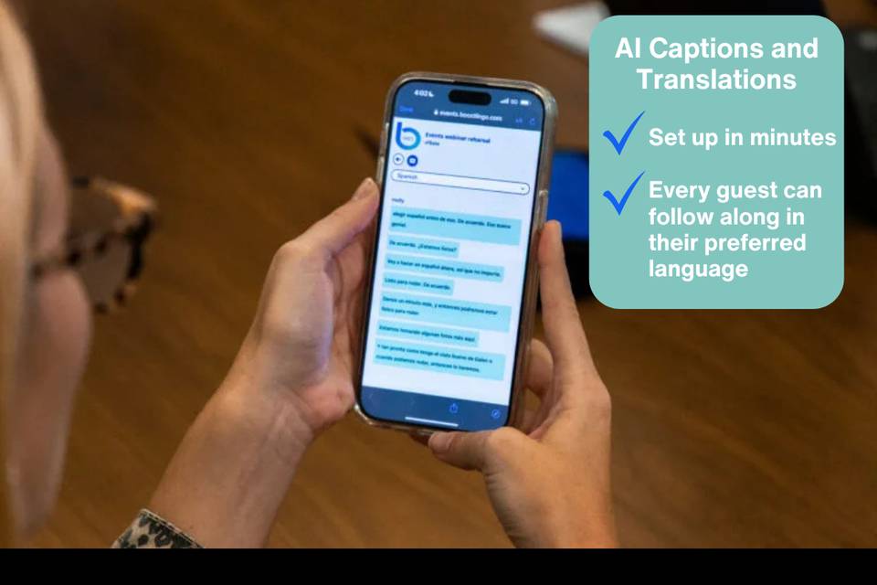 AI-powered captioning and tran