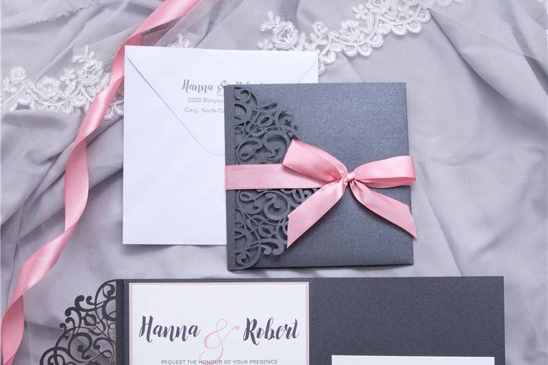 Dr Grey Laser Cut Invitation