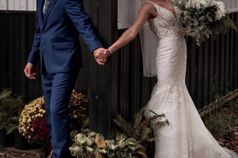Holding hands