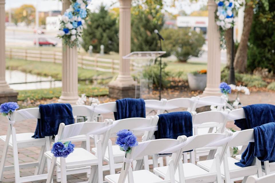 Patio ceremony