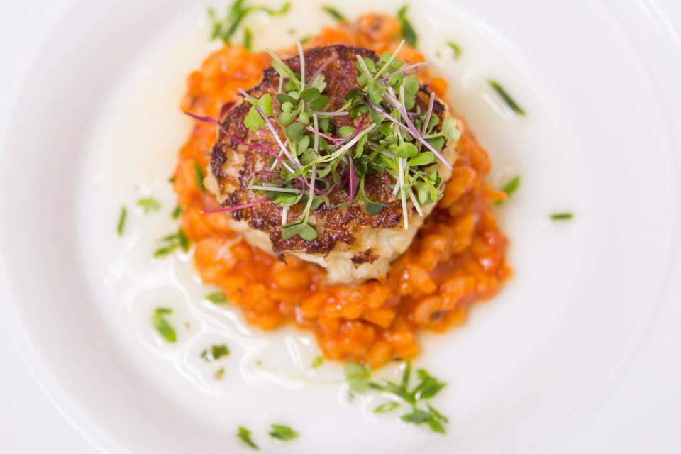 Lobster Risotto Crab Cake