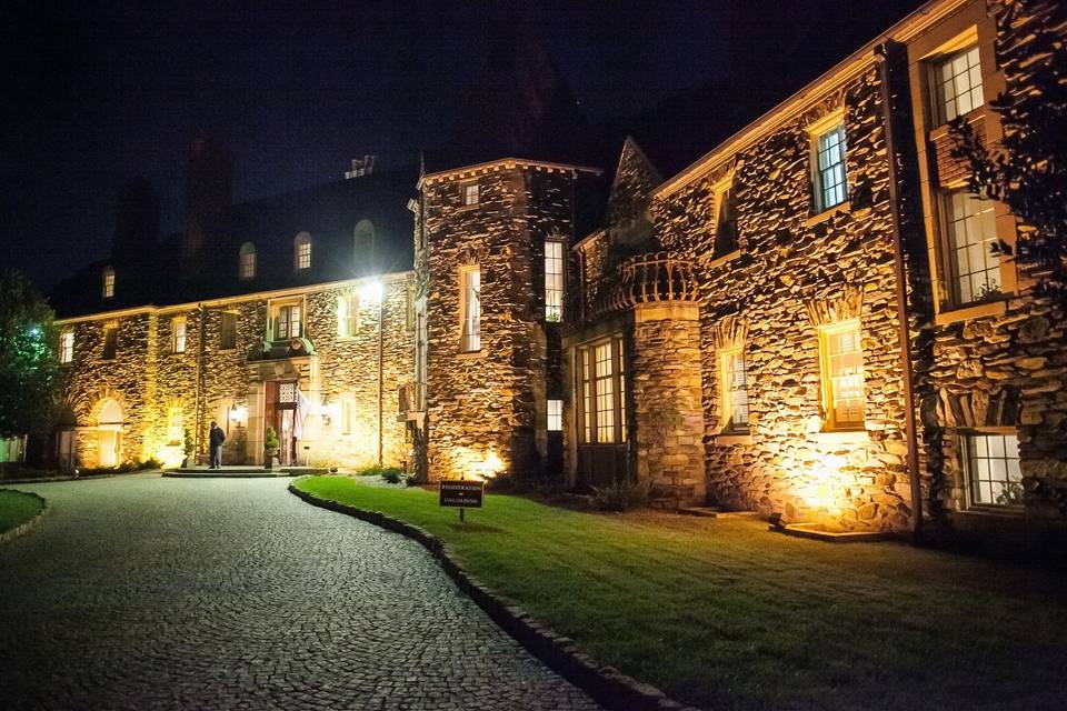 The Manor House at Night